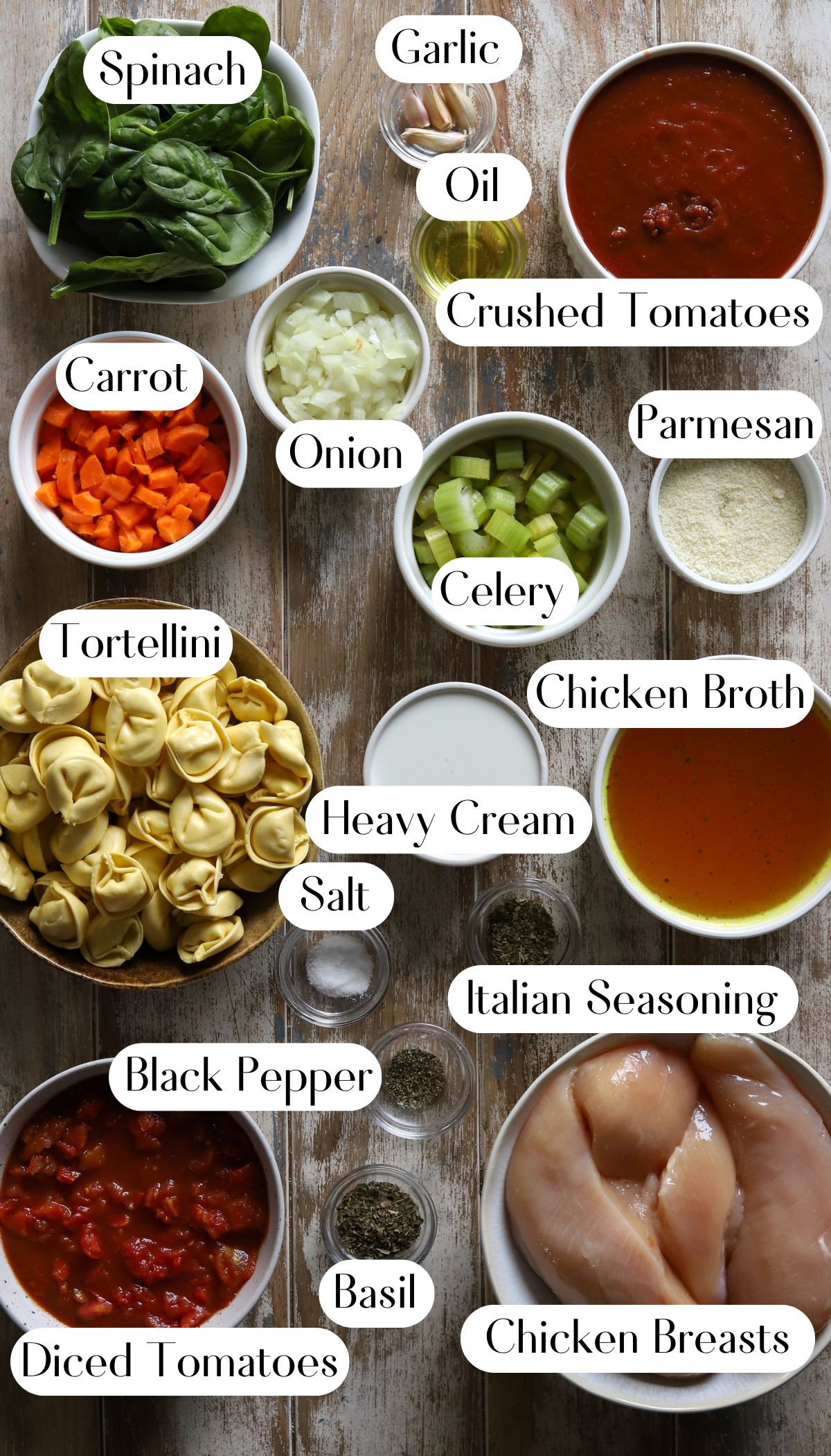 Yummy Crockpot Tortellini Chicken Soup