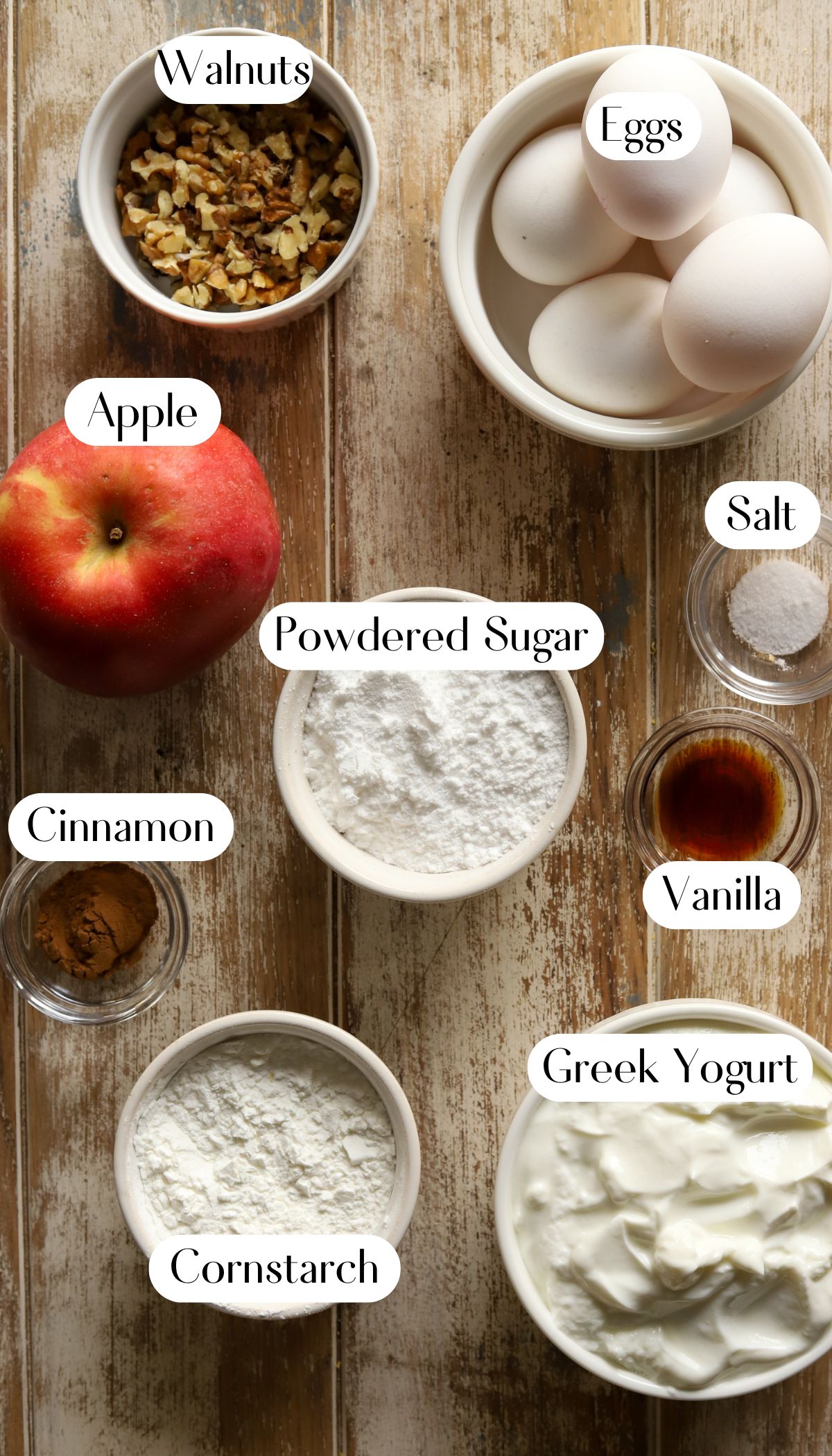 Yummy Flourless Greek Yogurt Apple Cake