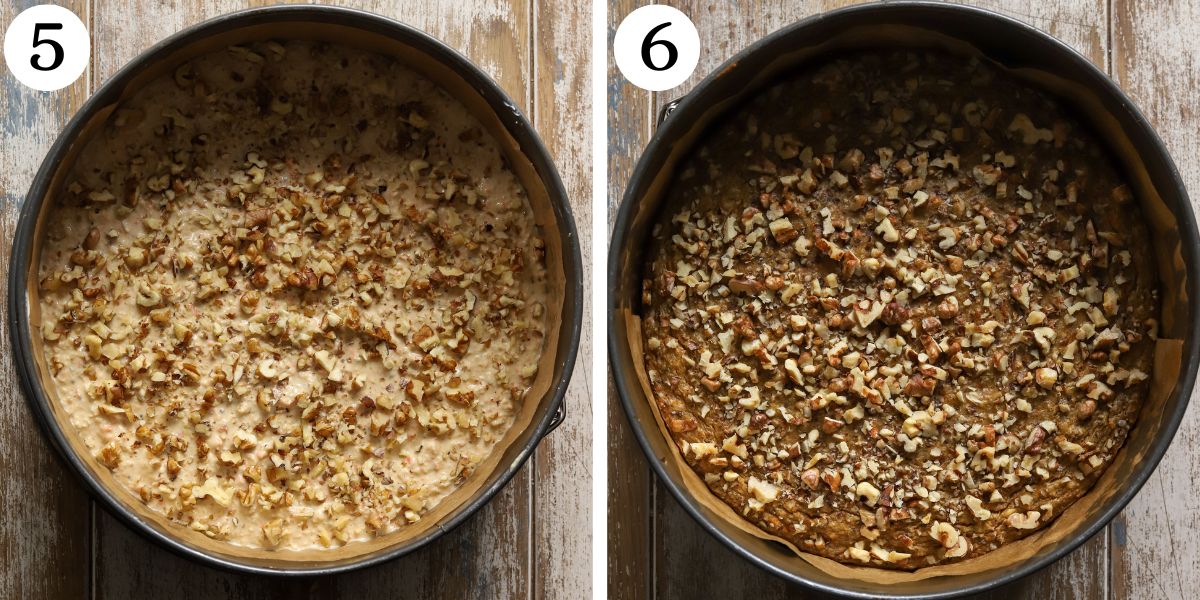 Nutritious Apple Oatmeal Carrot Cake with Cottage Cheese