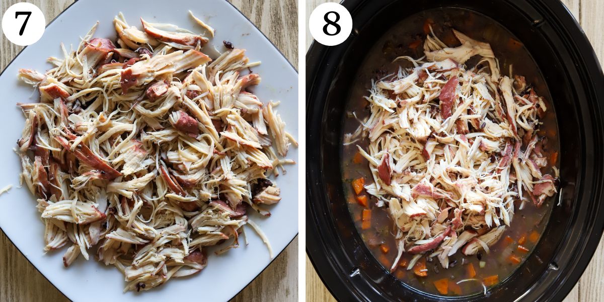 Delectable Crockpot Chicken Black Rice Soup