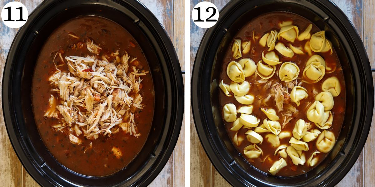 Nutritious Crockpot Tortellini Chicken Soup