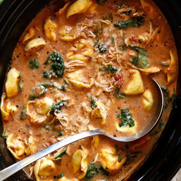 Crockpot Tortellini Chicken Soup