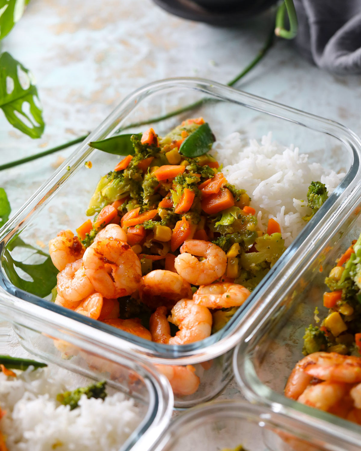 Honey Garlic Shrimp Meal Prep