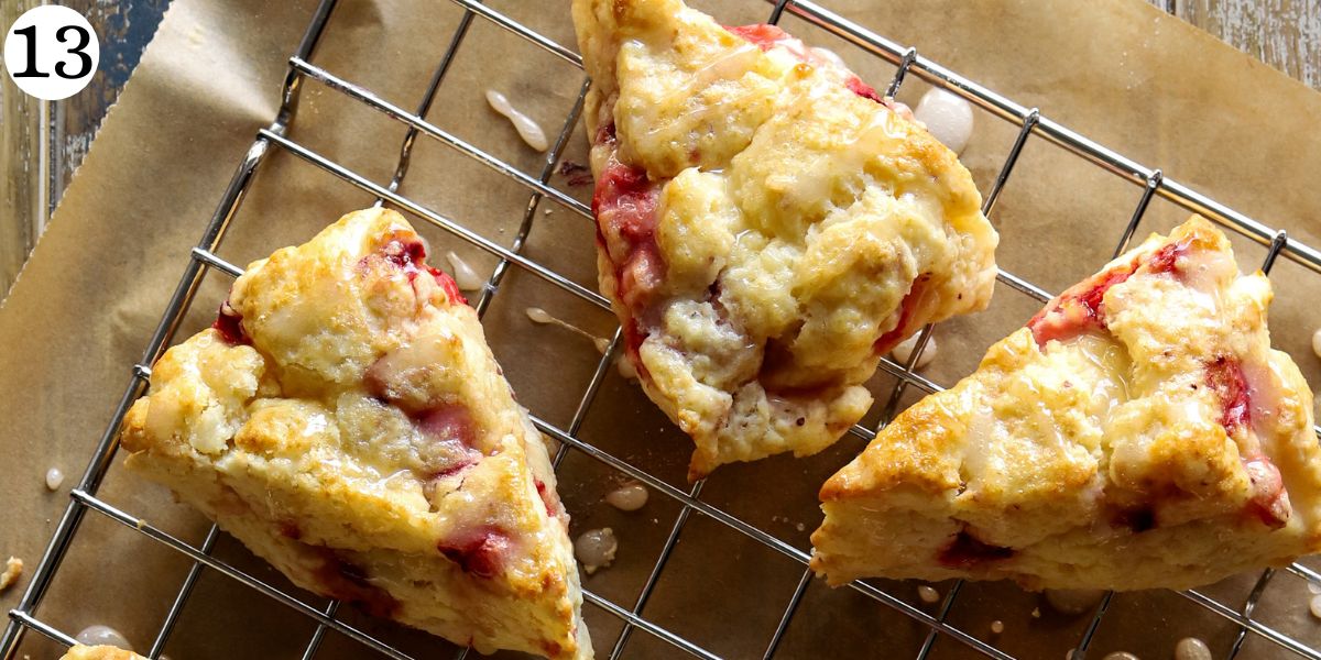 Satisfying Strawberry Cottage Cheese Scones Step 13