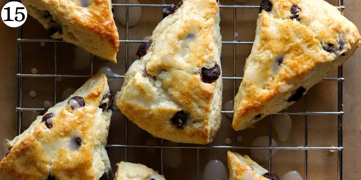 Satisfying Chocolate Chip Cottage Cheese Scones Step 15