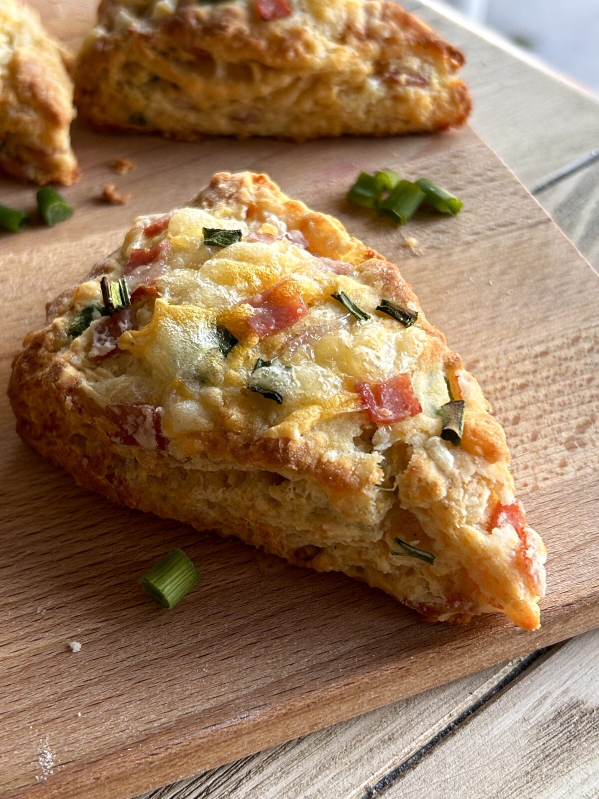 Yummy Ham and Cheese Scones