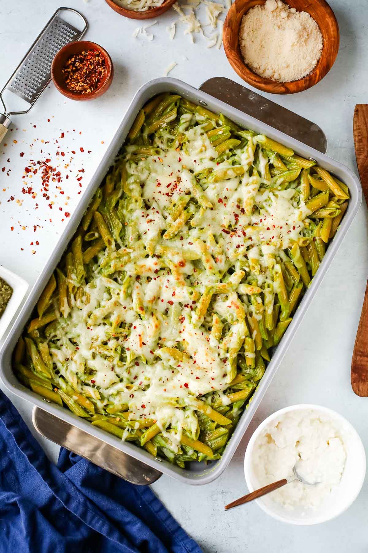 Pesto Pasta Bake