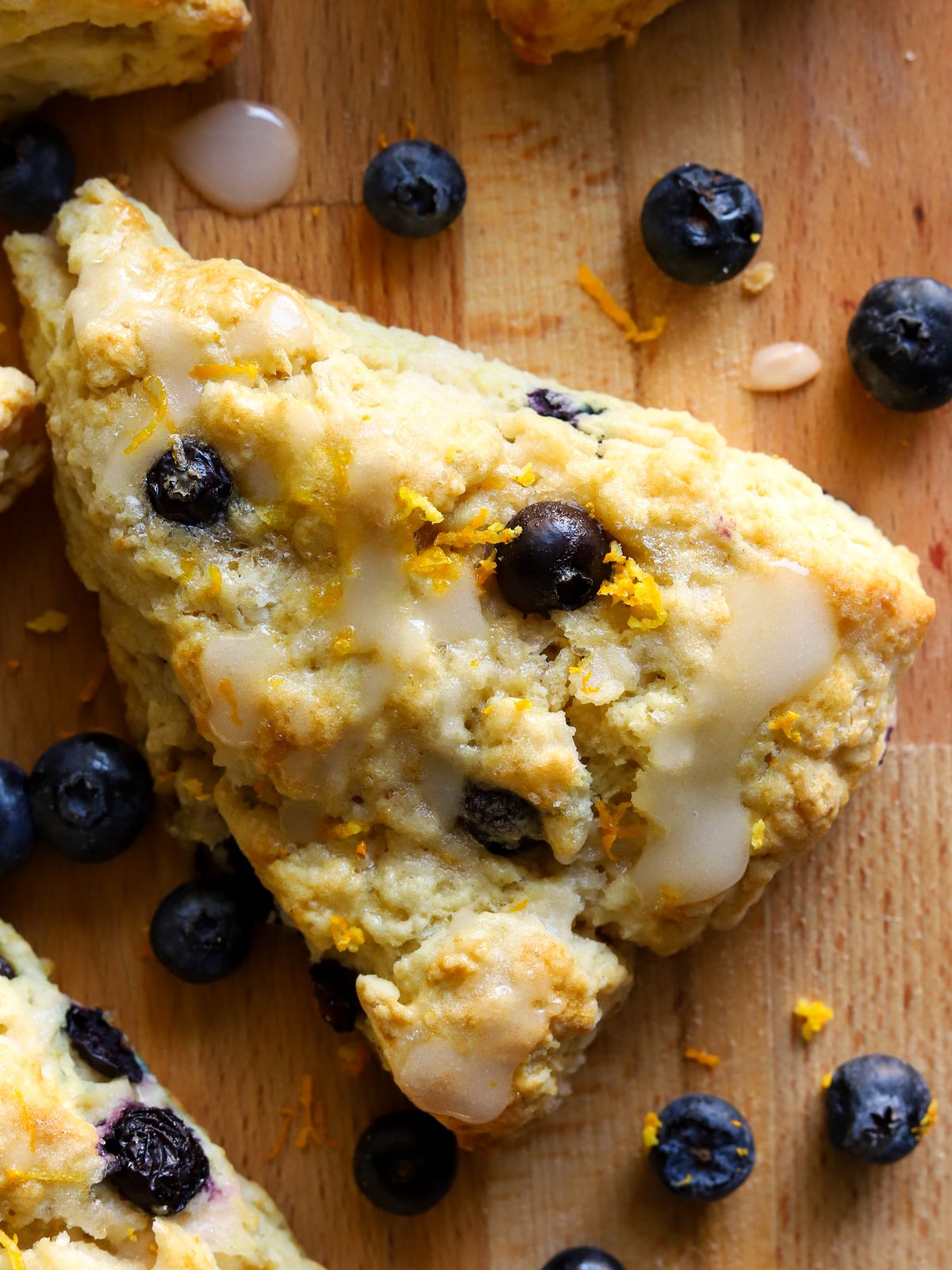 Delicious Lemon Blueberry Cottage Cheese Scones