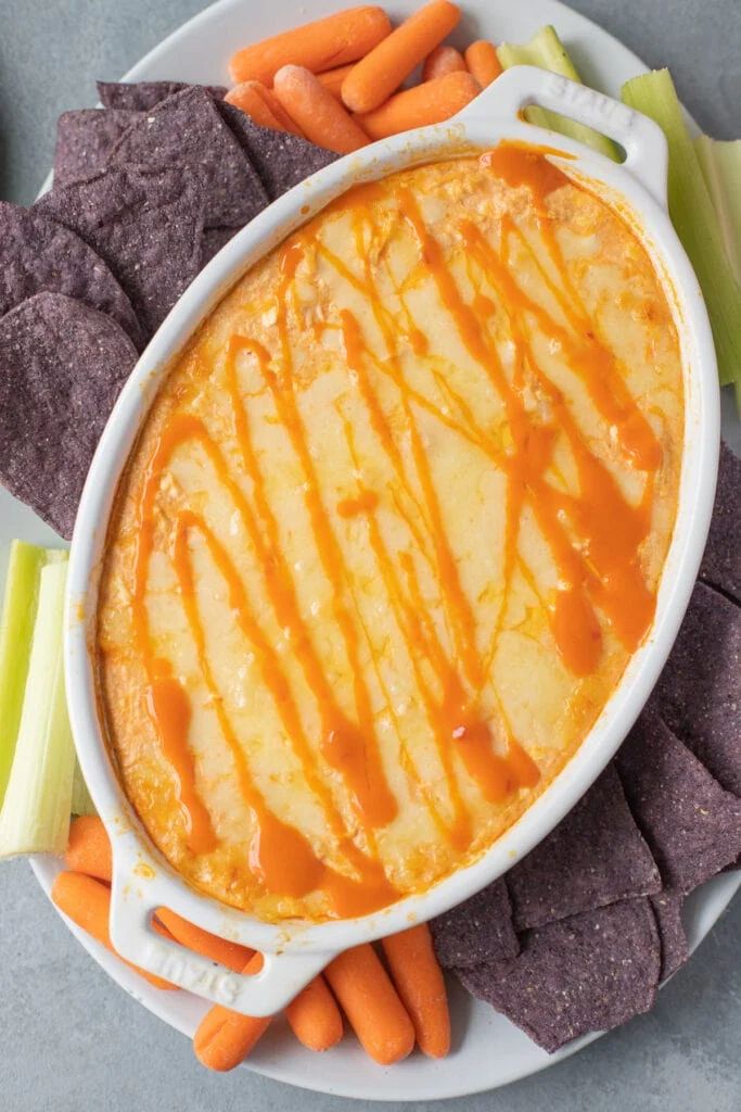 Healthy Buffalo Chicken Dip