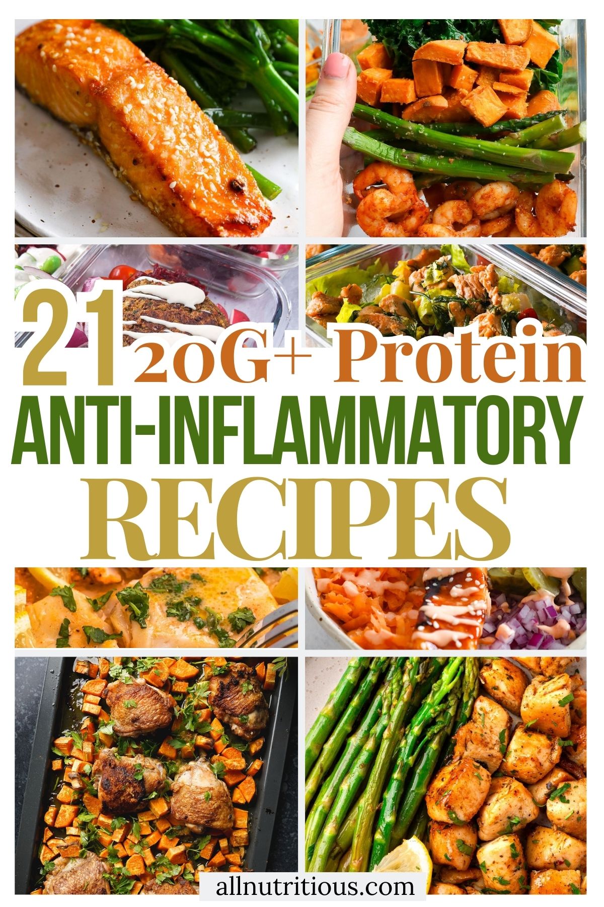 21 High Protein Anti-Inflammatory Recipes with 20G+ Protein