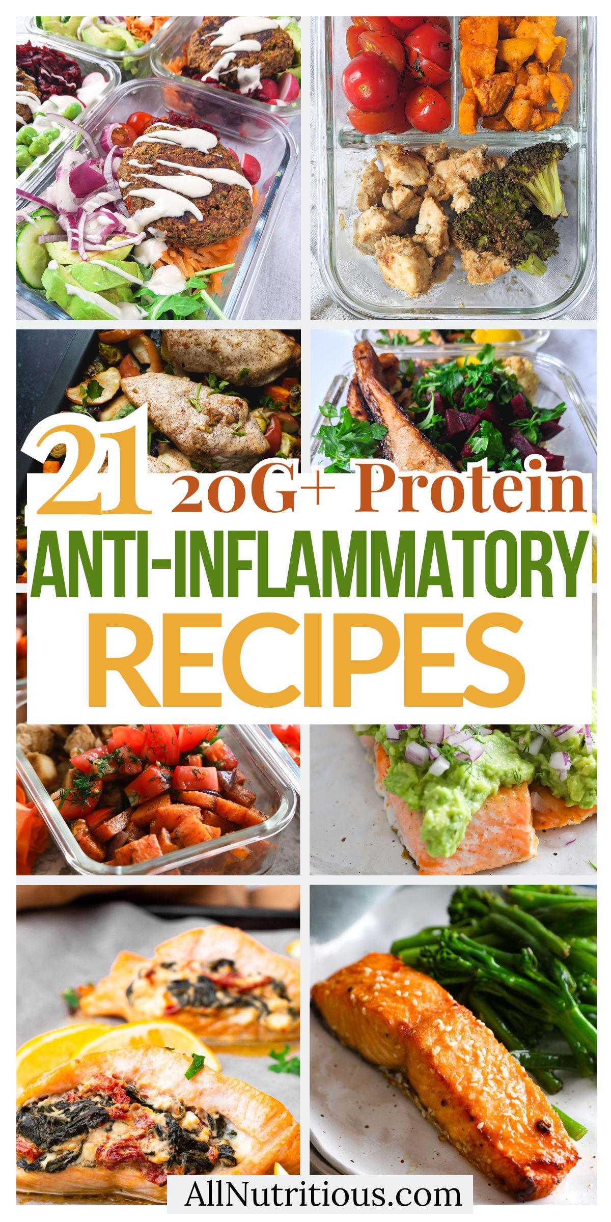 21 High Protein Anti-Inflammatory Recipes with 20G+ Protein