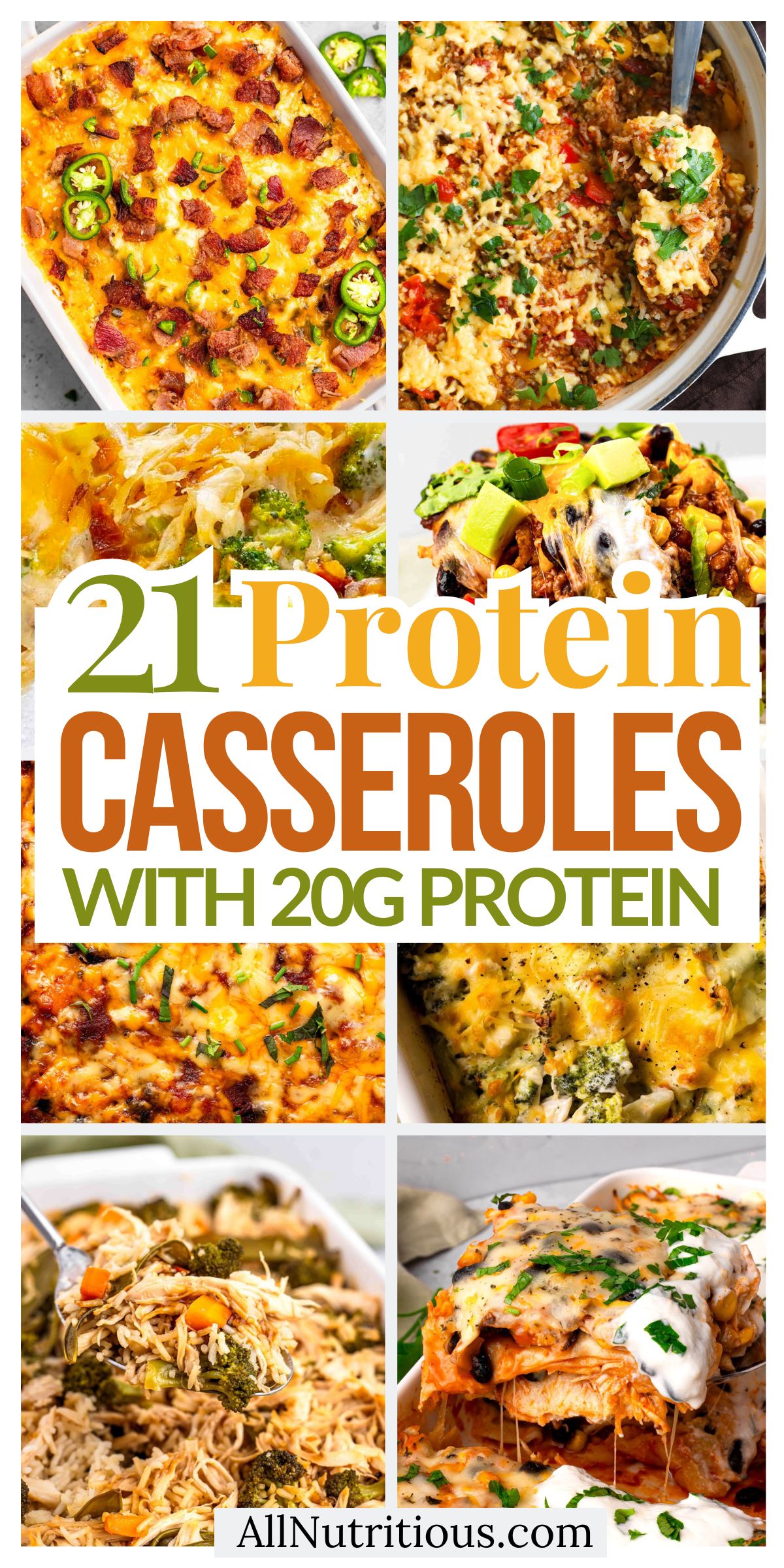 21 High Protein Casseroles with 20+ G Protein