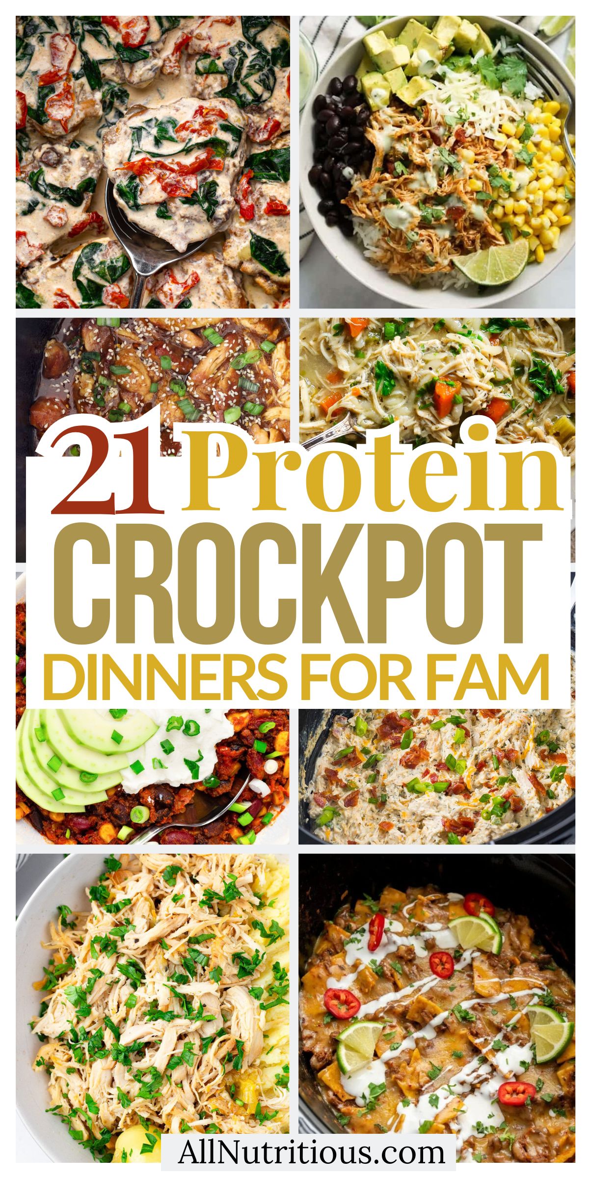 21 High Protein Crockpot Dinners for Families