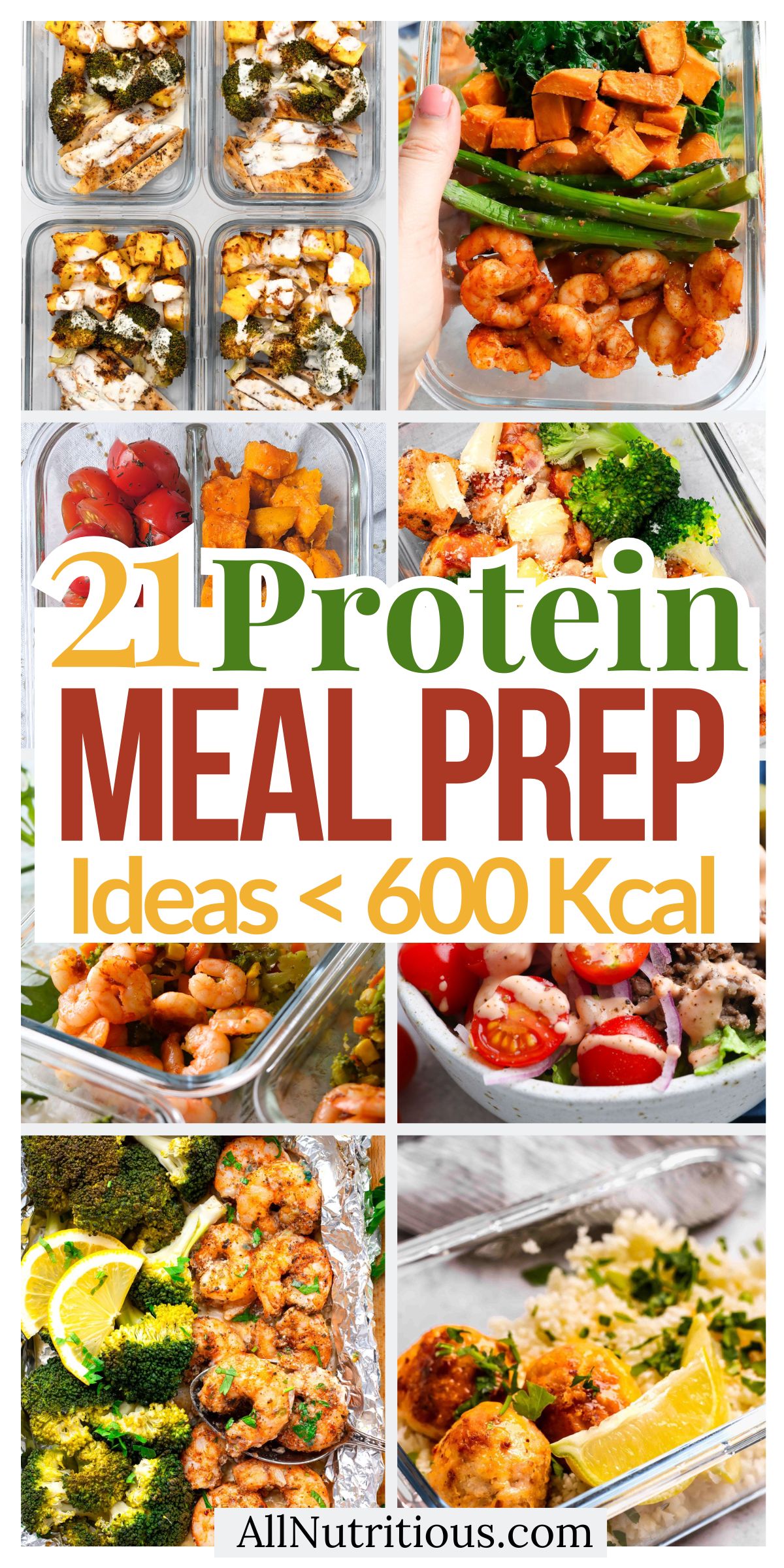 21 High Protein Meal Prep Ideas Under 600 Kcal