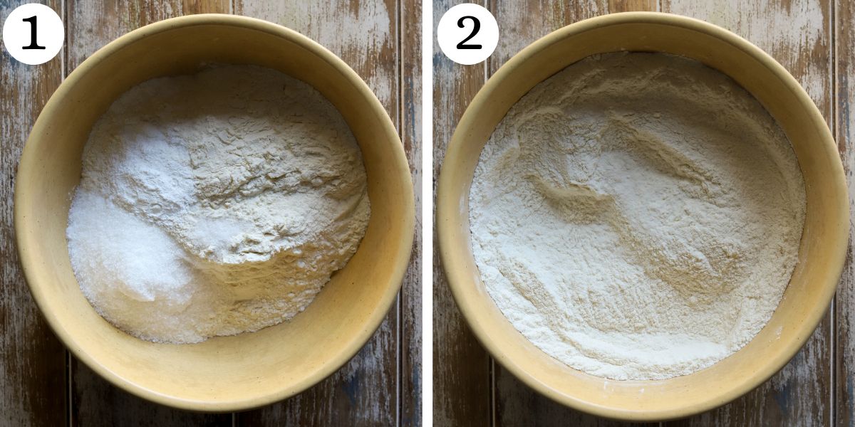 Yummy Chocolate Chip Cottage Cheese Scones Steps 1-2