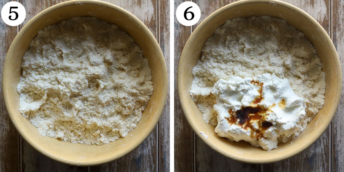 Delectable Chocolate Chip Cottage Cheese Scones Steps 5-6