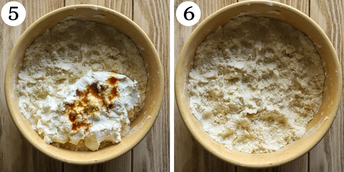 Delicious Raspberry Cottage Cheese Scones Steps 5-6