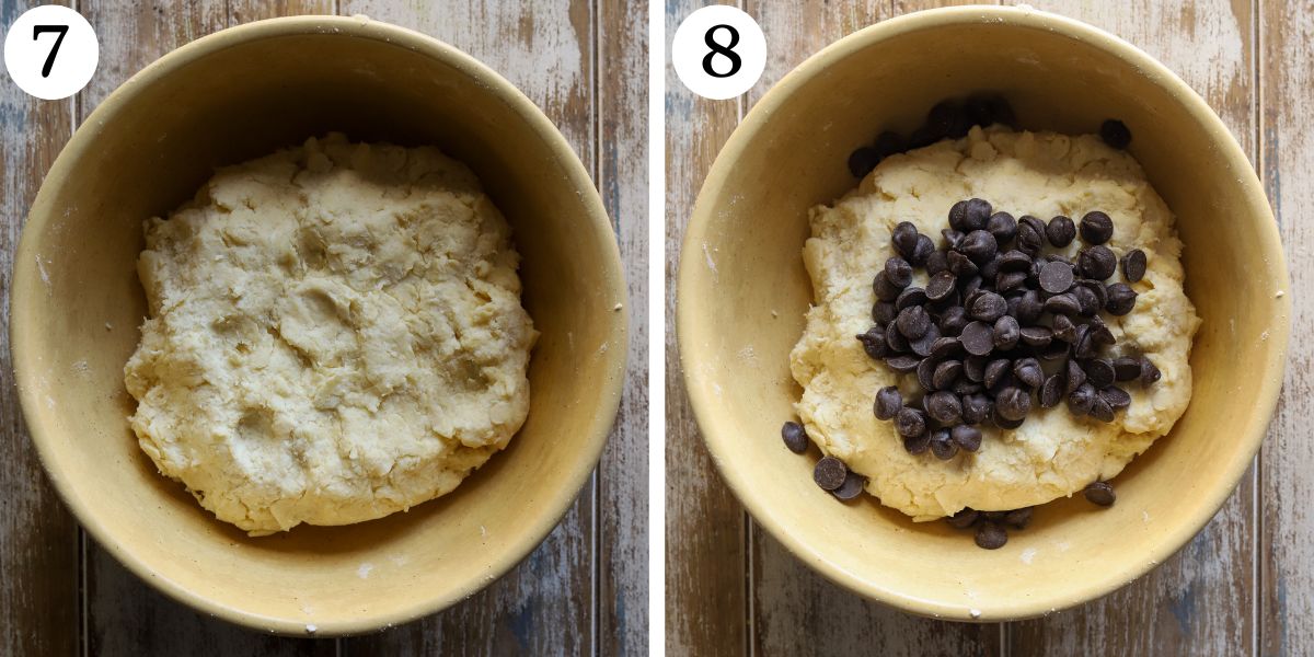 Nutritious Chocolate Chip Cottage Cheese Scones Steps 7-8