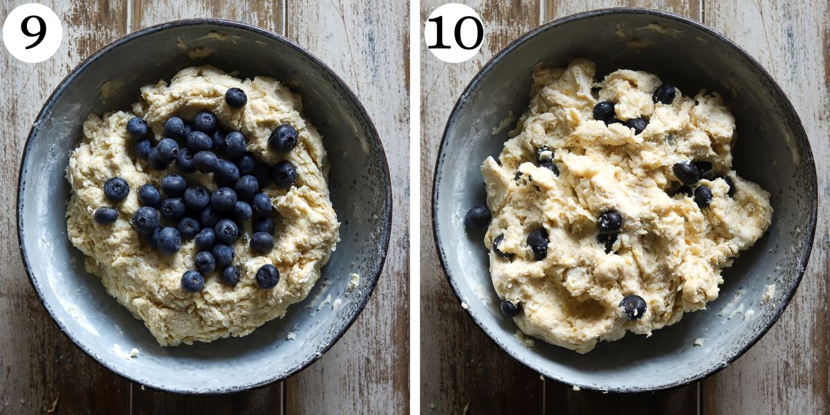 Nutritious Lemon Blueberry Cottage Cheese Scones Steps 9-10