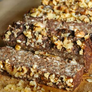 Banana Cocoa Oatmeal Cake