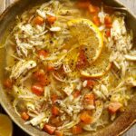 Crockpot Chicken Lemon Soup