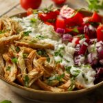 Crockpot Chicken Shawarma Bowl