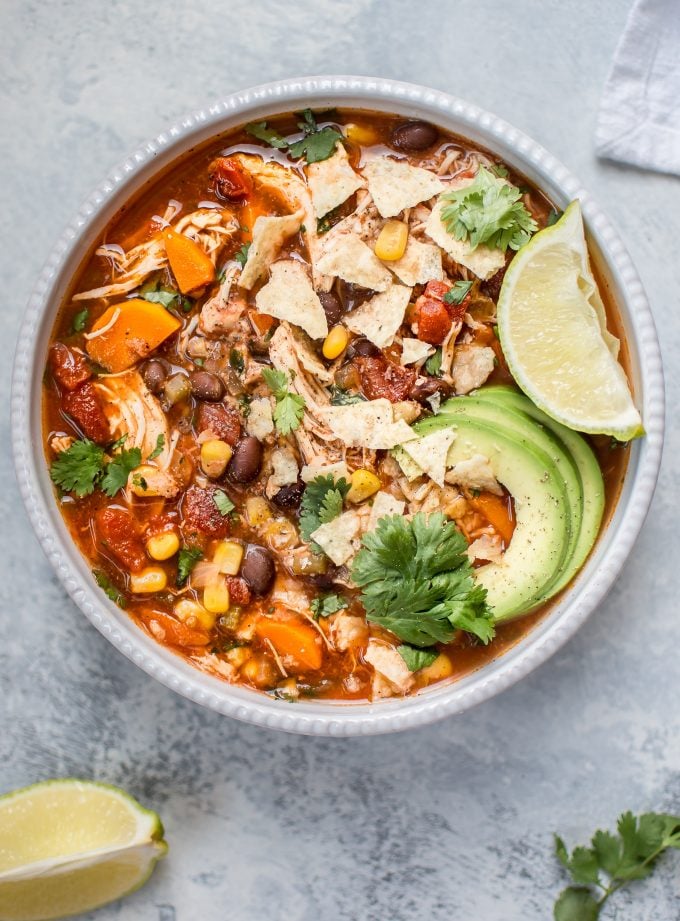 Crockpot Mexican Chicken Soup