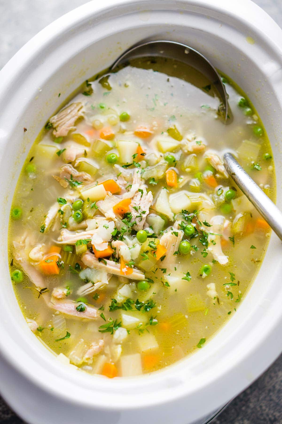 Crockpot Chicken Vegetable Soup