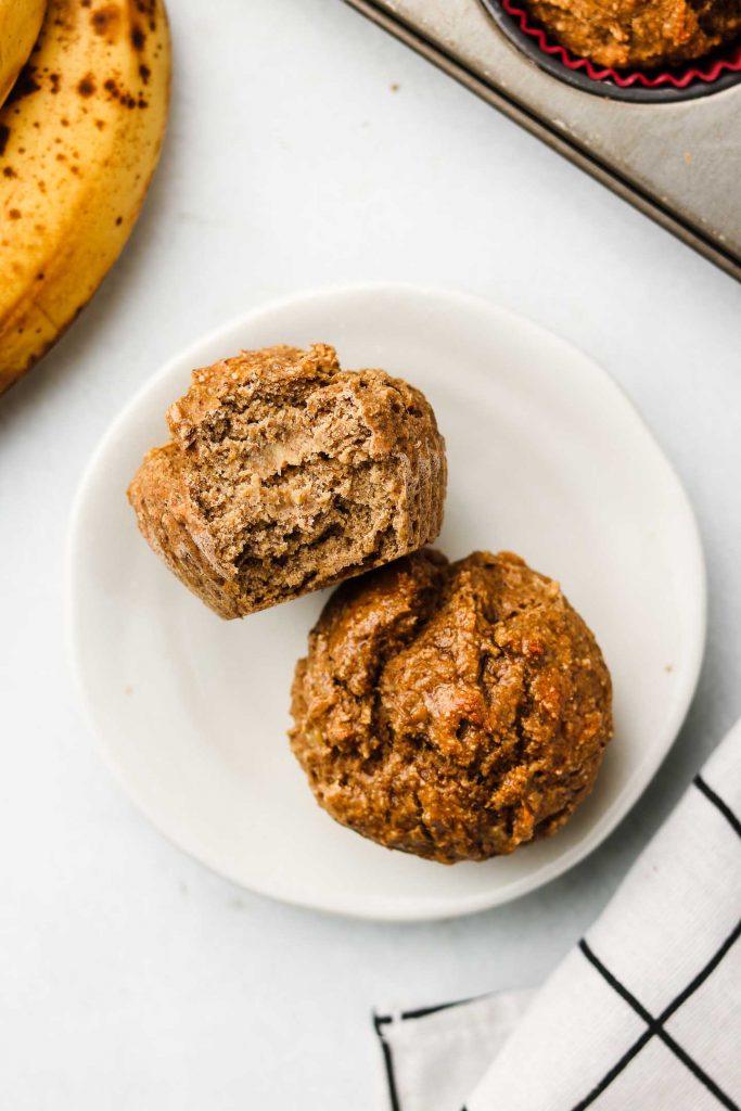 Vegan Banana Protein Muffins