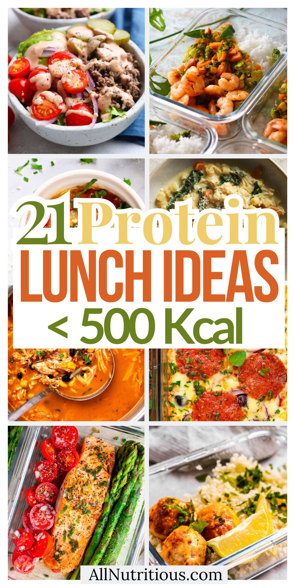 21 High Protein Lunch Ideas Under 500 Kcal