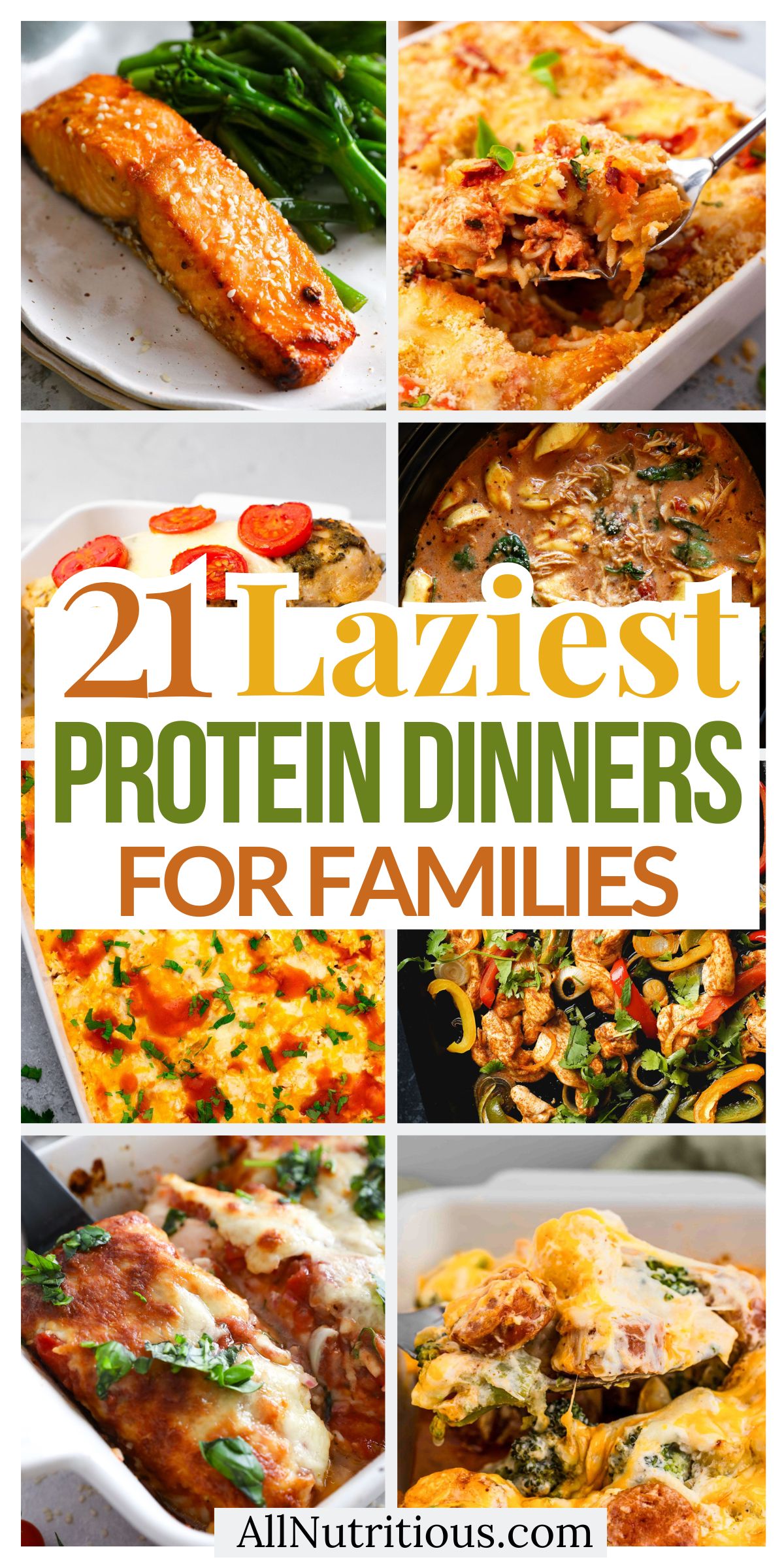 21 Lazy High Protein Dinners for Families