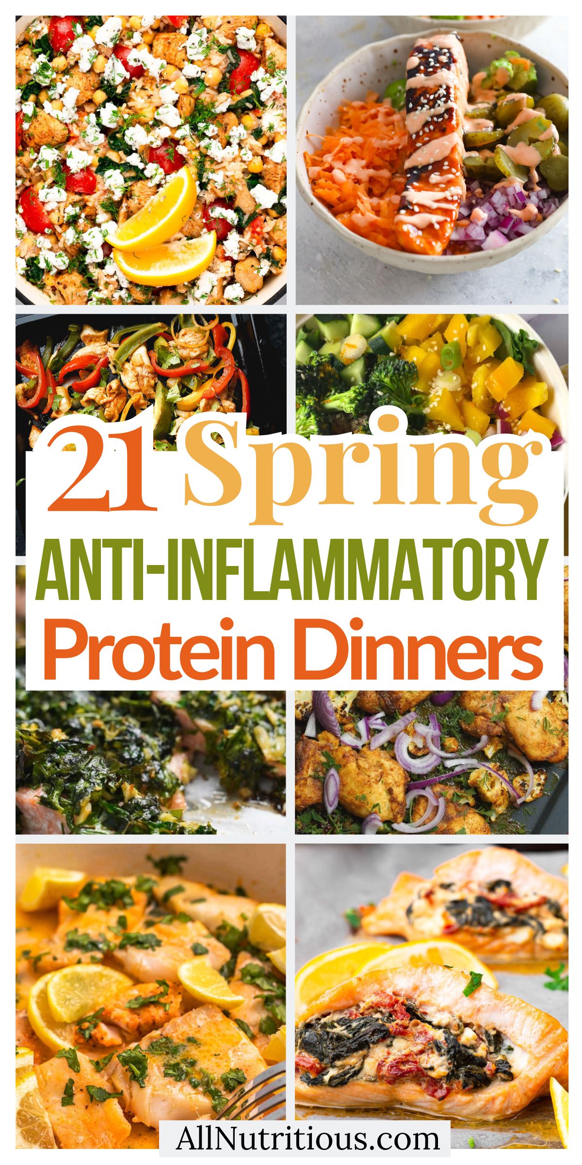 21 Spring High Protein Anti-Inflammatory Dinners