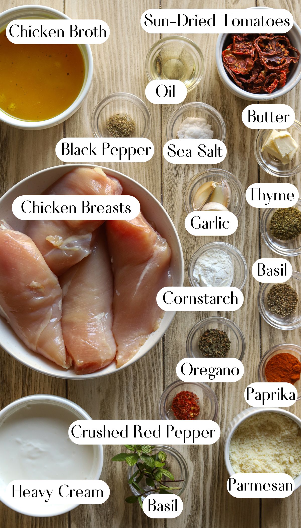 Delicious Crockpot Marry Me Chicken Ingredients