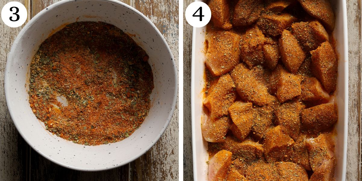 Delectable Chicken Tzatziki and Rice Steps 3-4