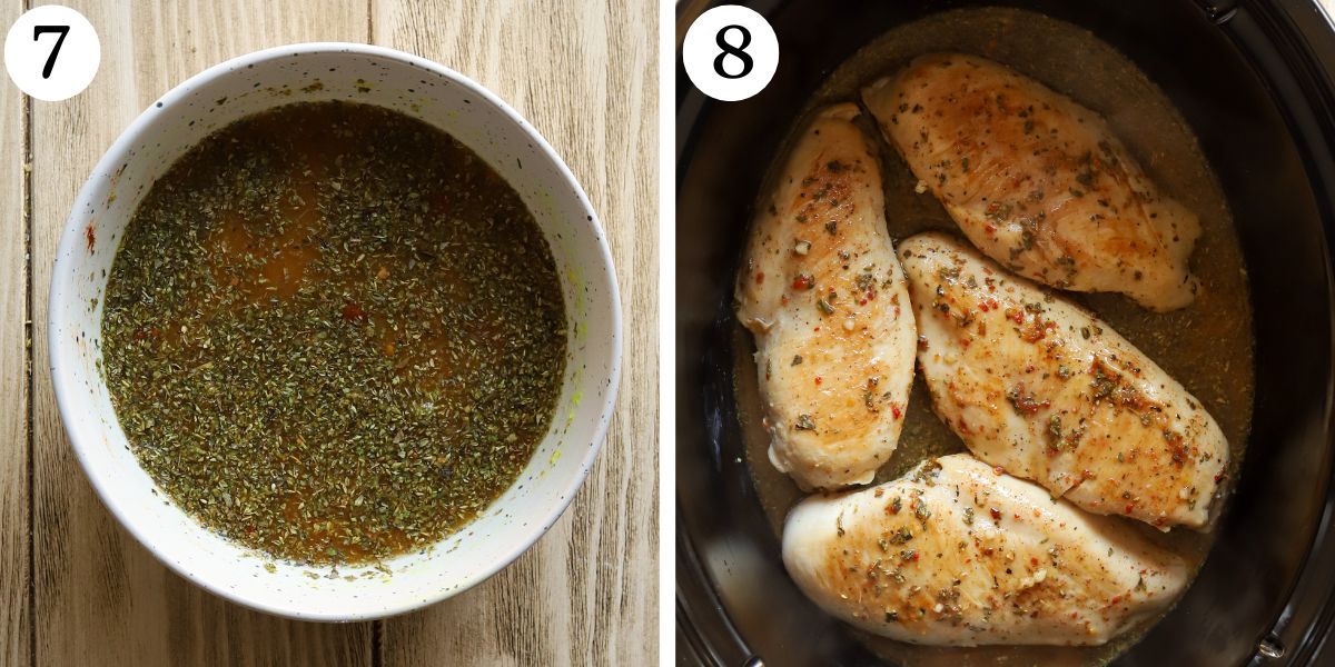 Mouthwatering Crockpot Marry Me Chicken Steps 7-8