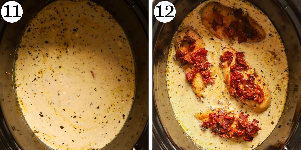 Quick Crockpot Marry Me Chicken Steps 11-12