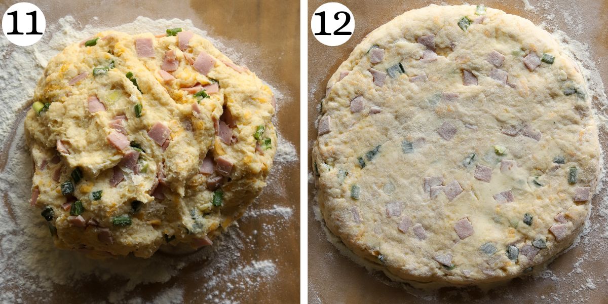 Tasty Ham and Cheese Scones Steps 11-12