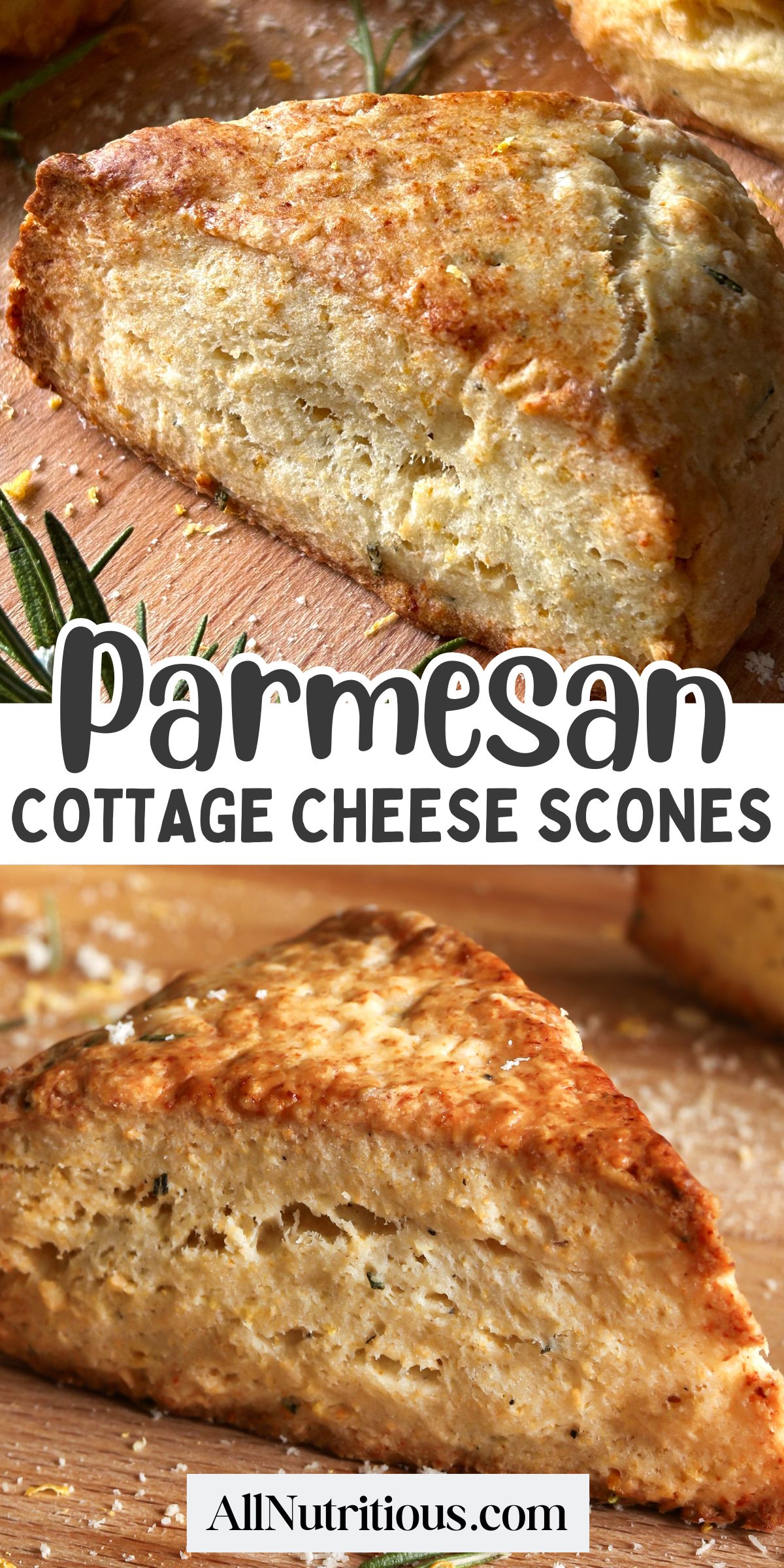 Parmesan Cottage Cheese Scones