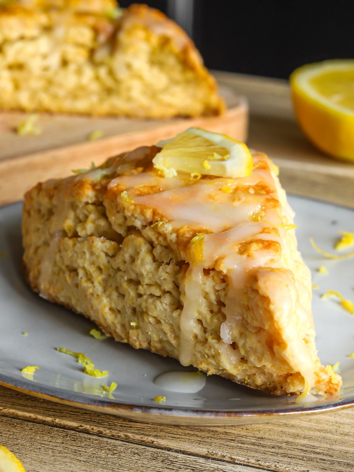 Nutritious Lemon Ginger Cottage Cheese Scones