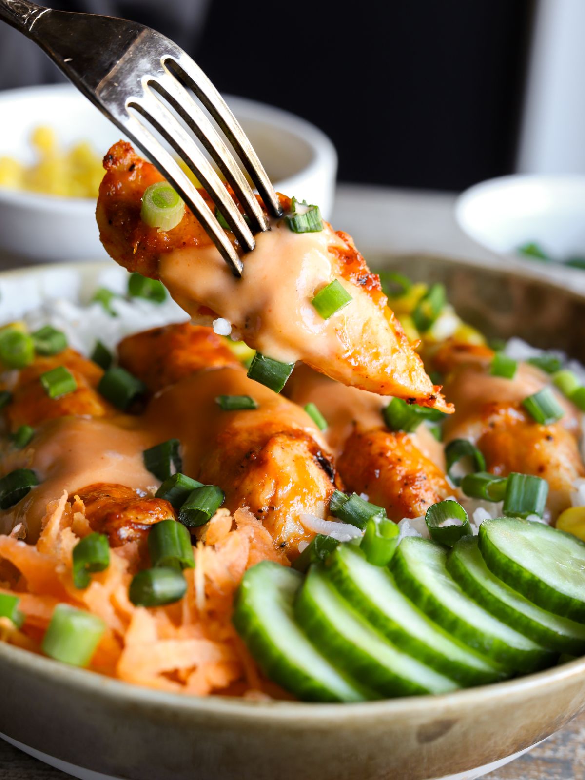 Quick Bang Bang Chicken Bowls