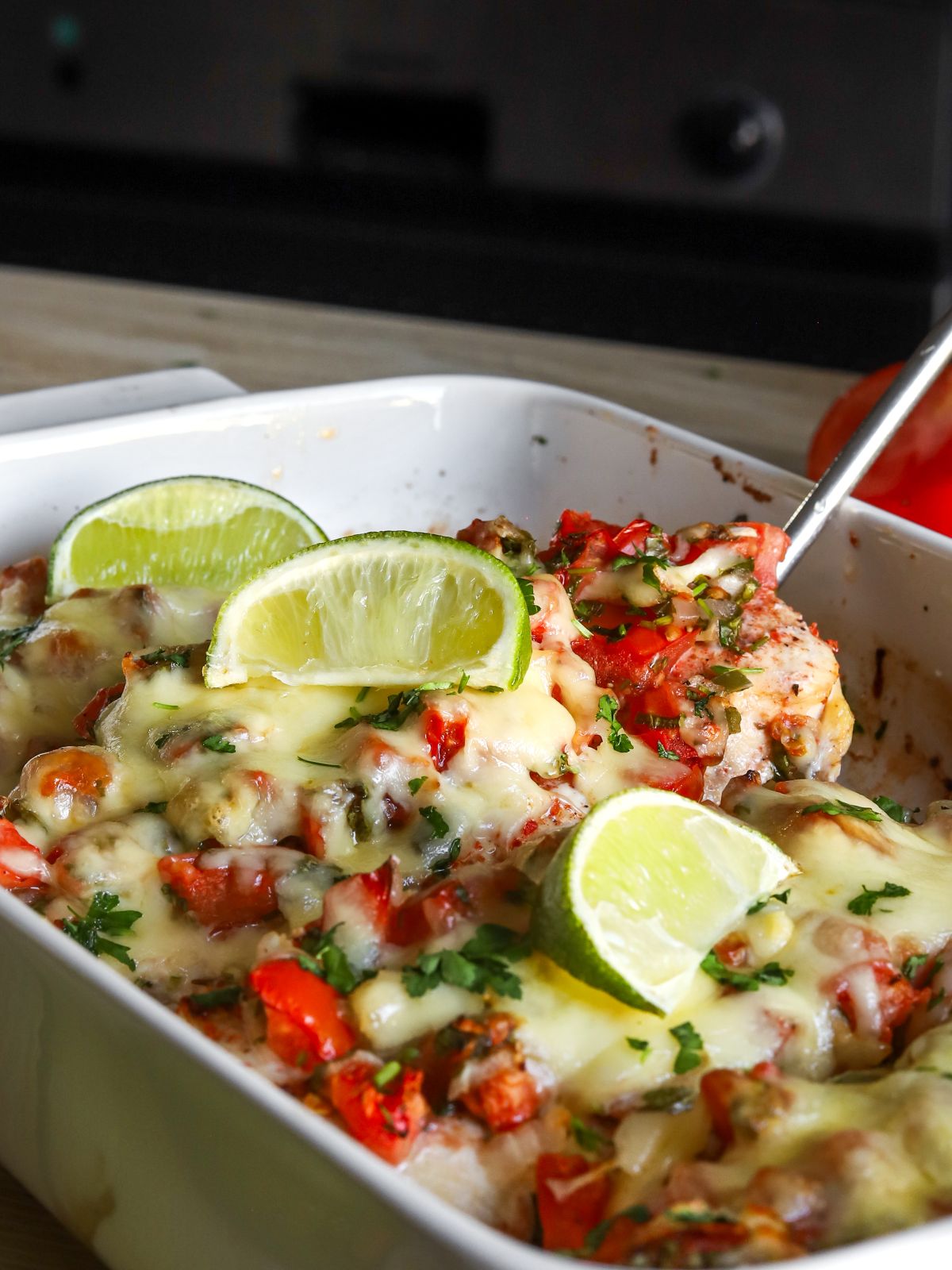 Yummy Pico de Gallo Chicken Bake