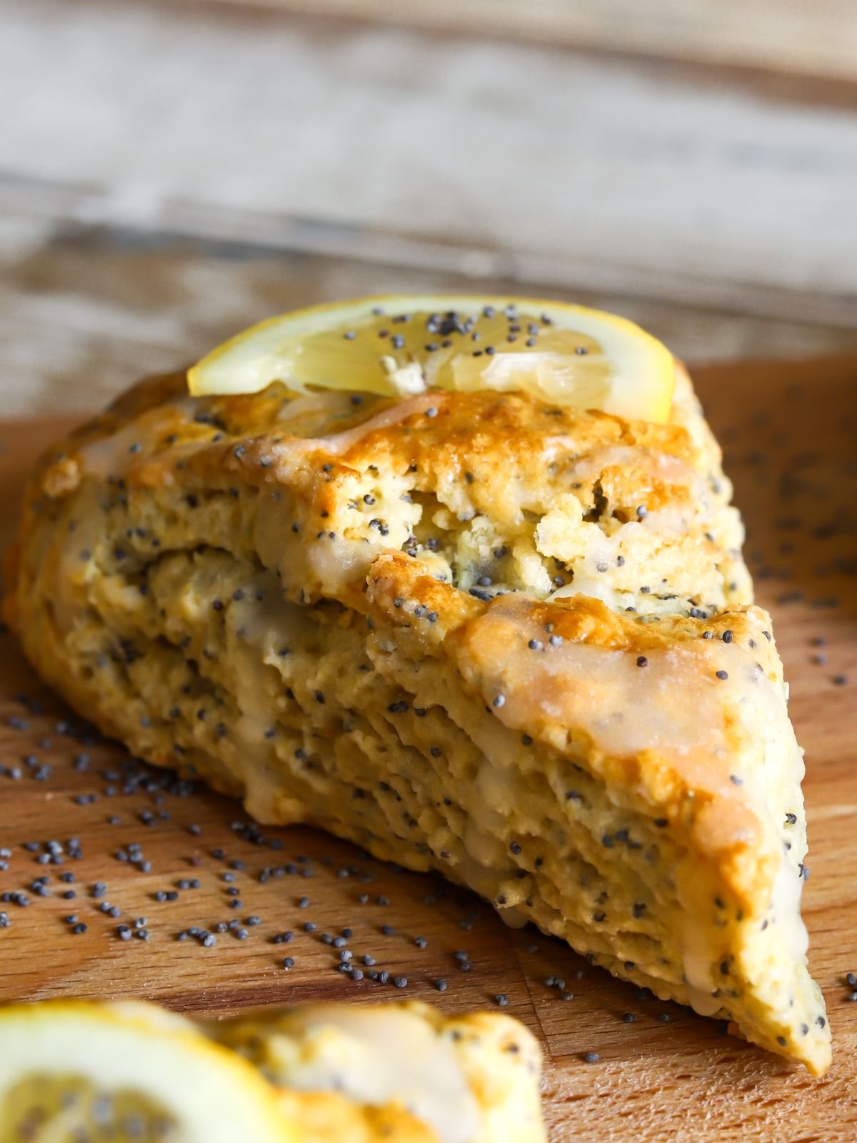 Tangy Lemon Poppy Seed Cottage Cheese Scones