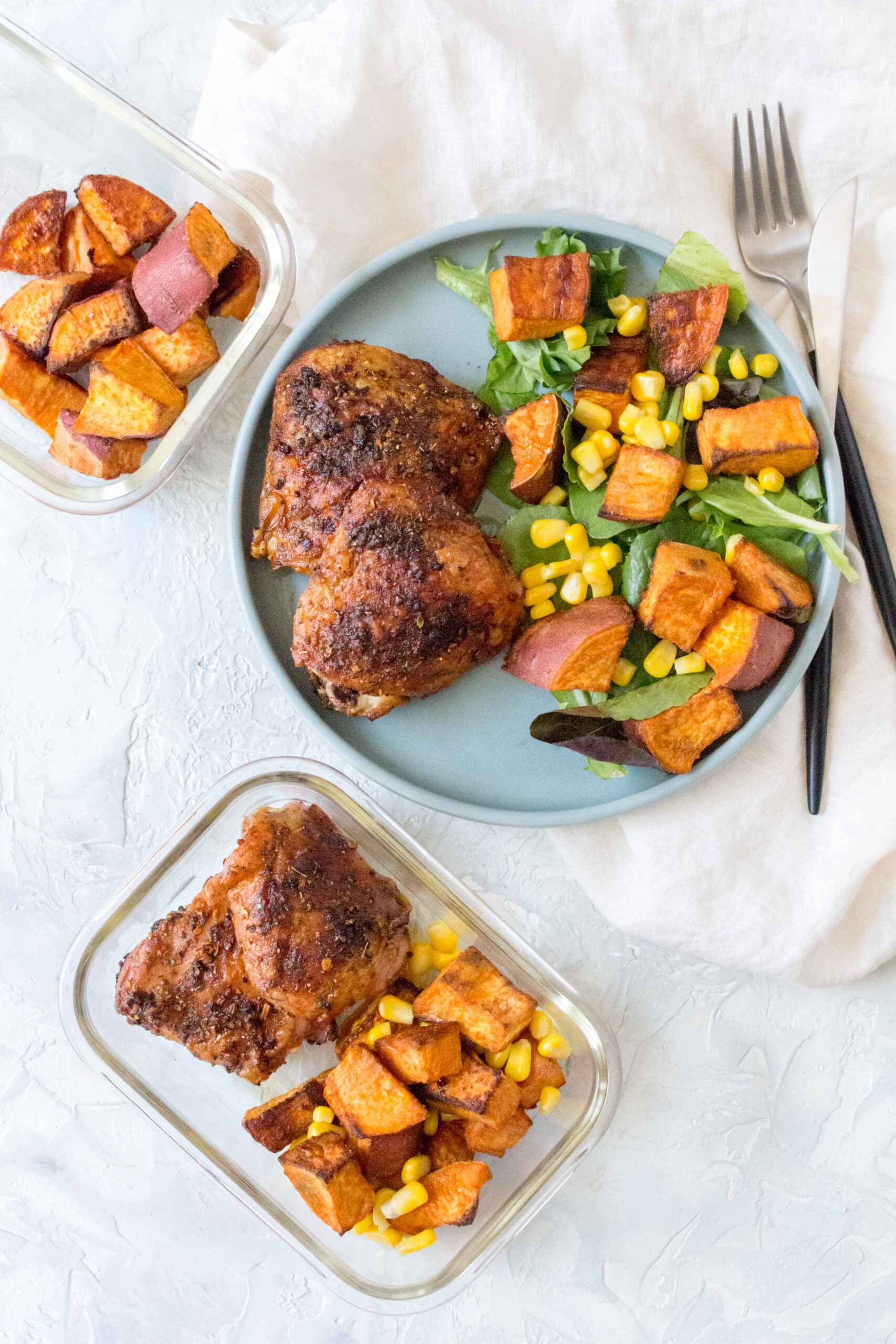 Cajun Chicken Thighs Meal Prep