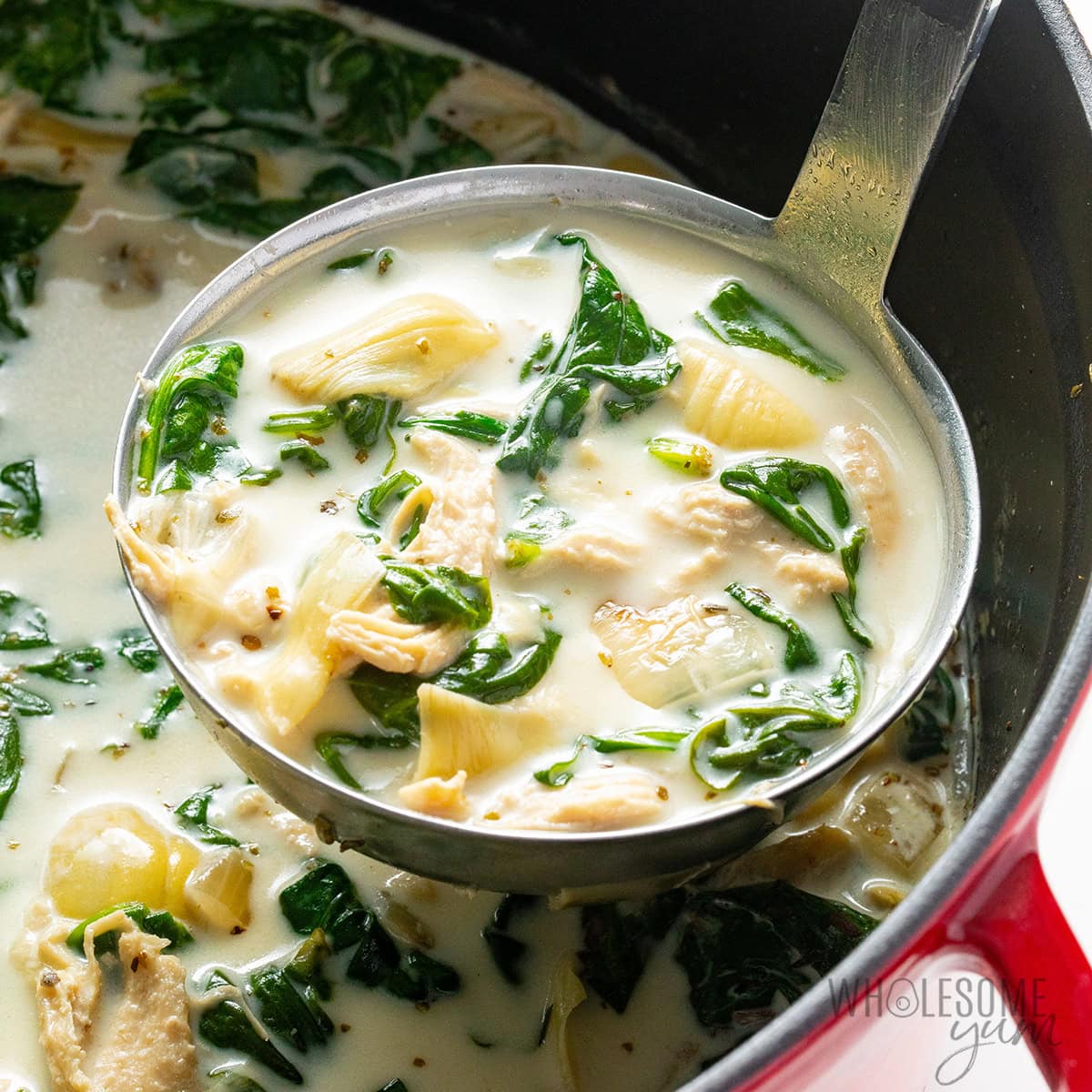 Chicken Florentine Soup