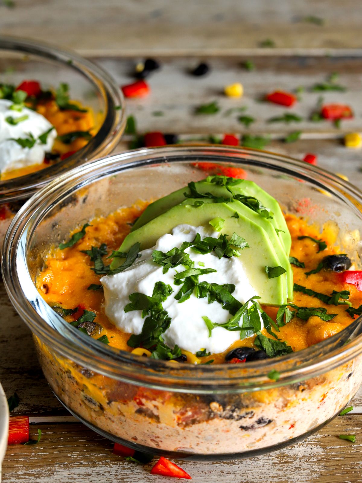 Delicious Cottage Cheese Chicken Enchilada Bowls