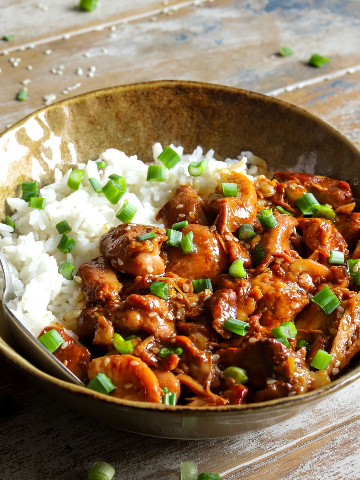 Savory Crockpot Sesame Chicken