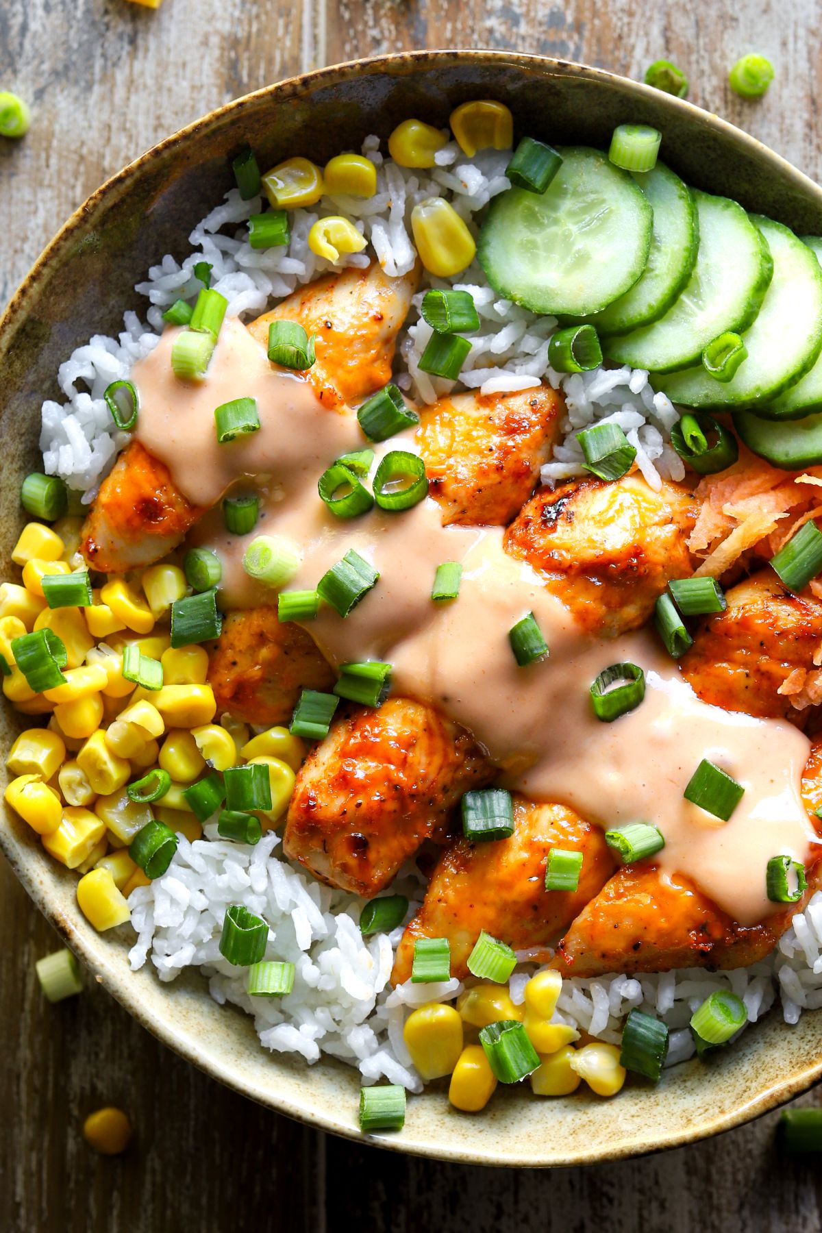 Sweet Bang Bang Chicken Bowls