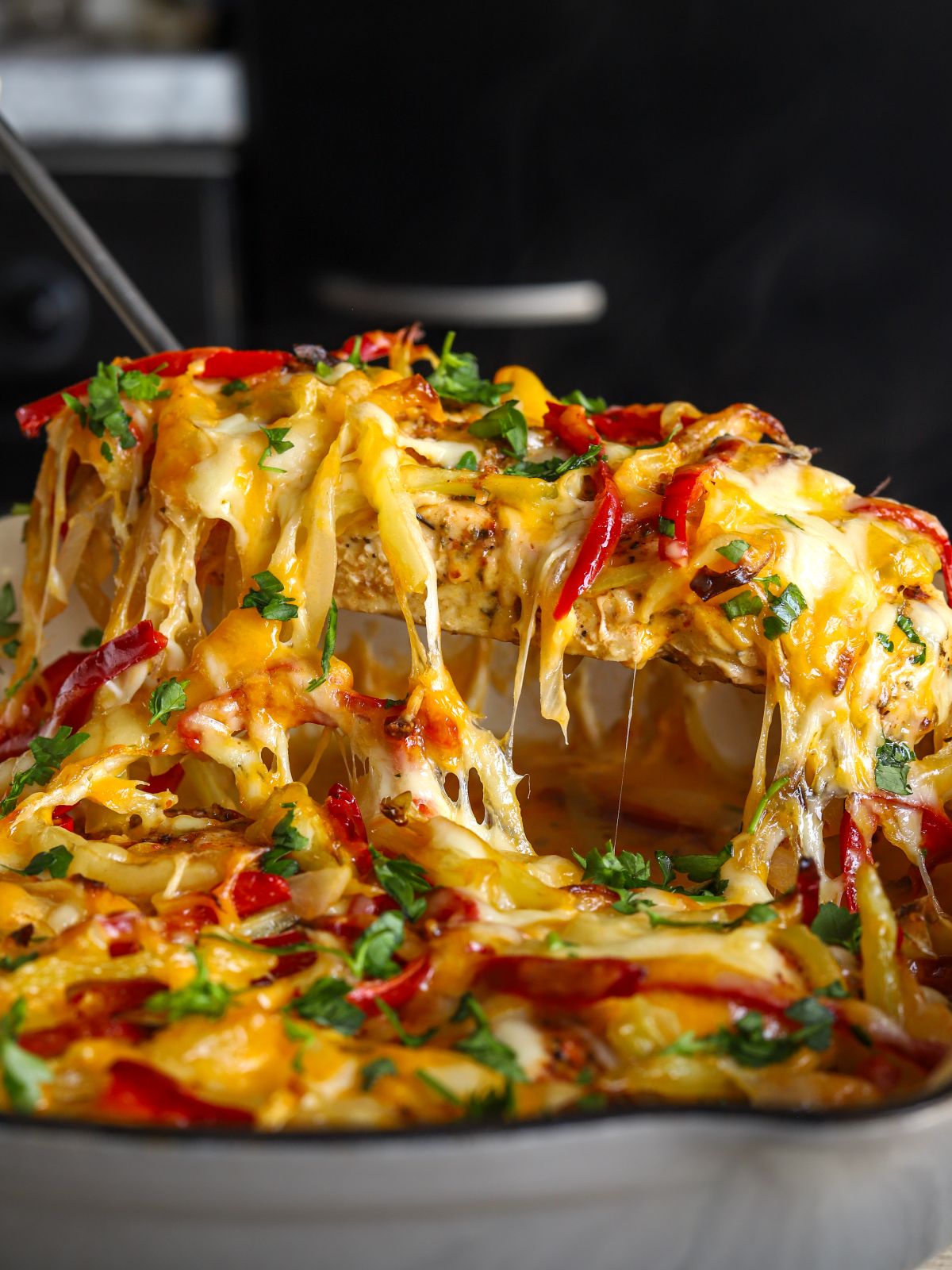 Tasty Chicken Fajita Bake