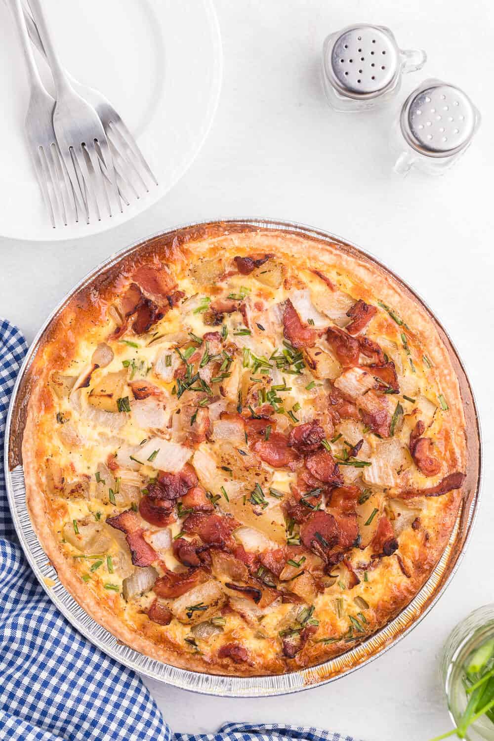 Bacon and Potato Quiche