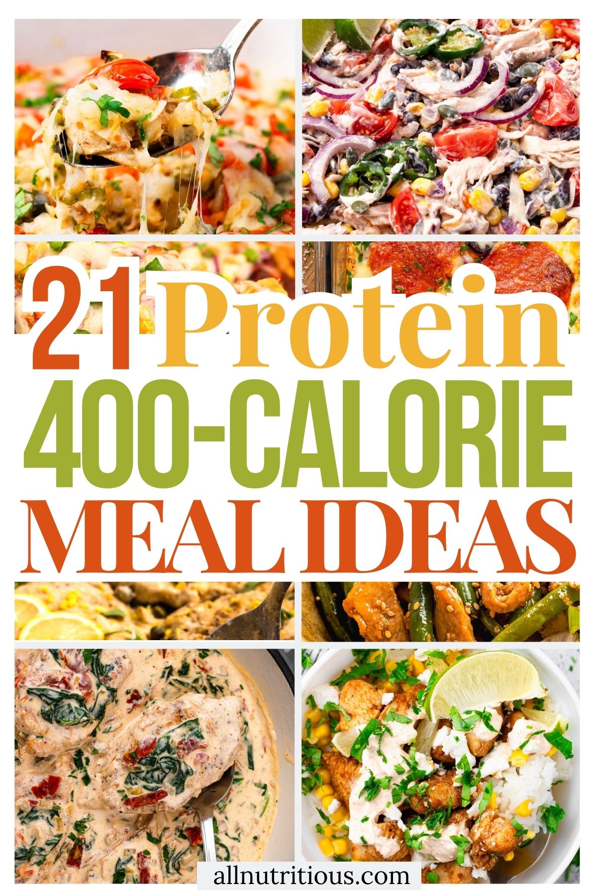 21 High Protein 400 Calorie Meals